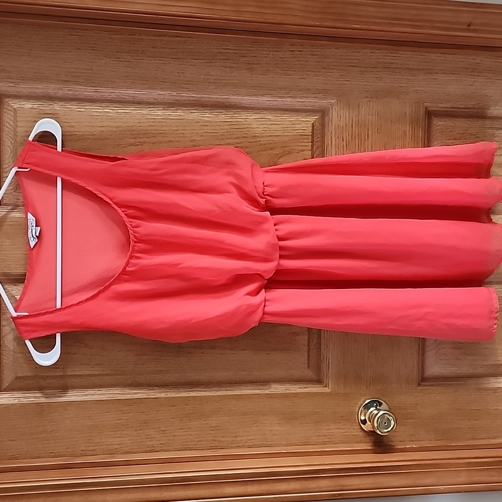 Speechless Women's Orange Sleeveless Dress  Size Small